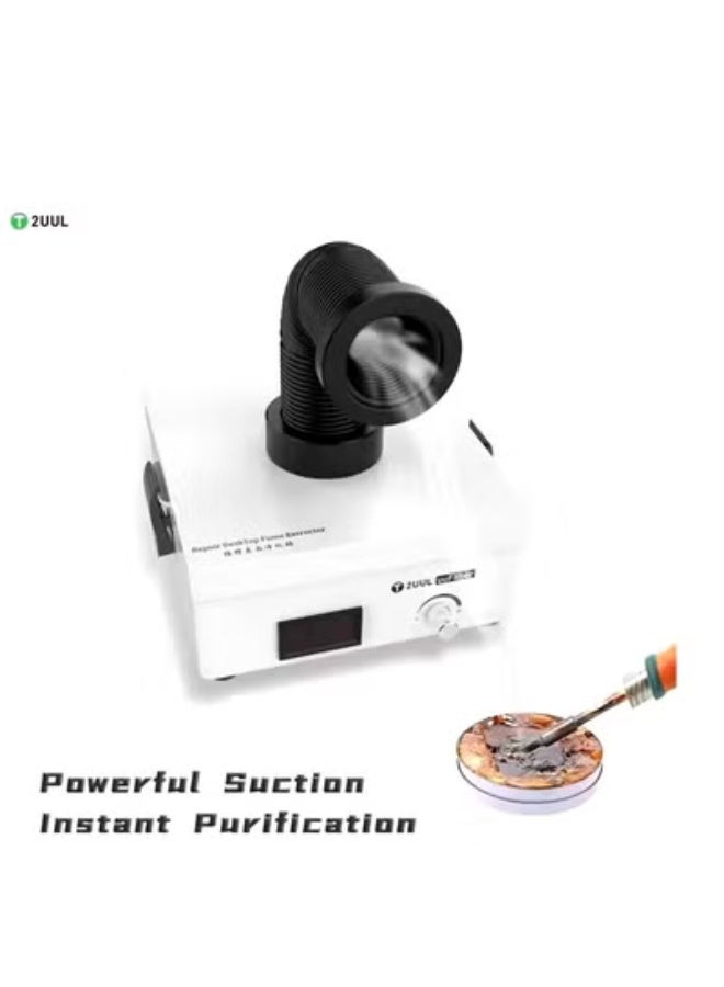 2UUL uuFliter MINI Fume Extractor 110v 220v Smoking Instrument Soldering Iron Welding Exhaust for smoke absorbing purifying